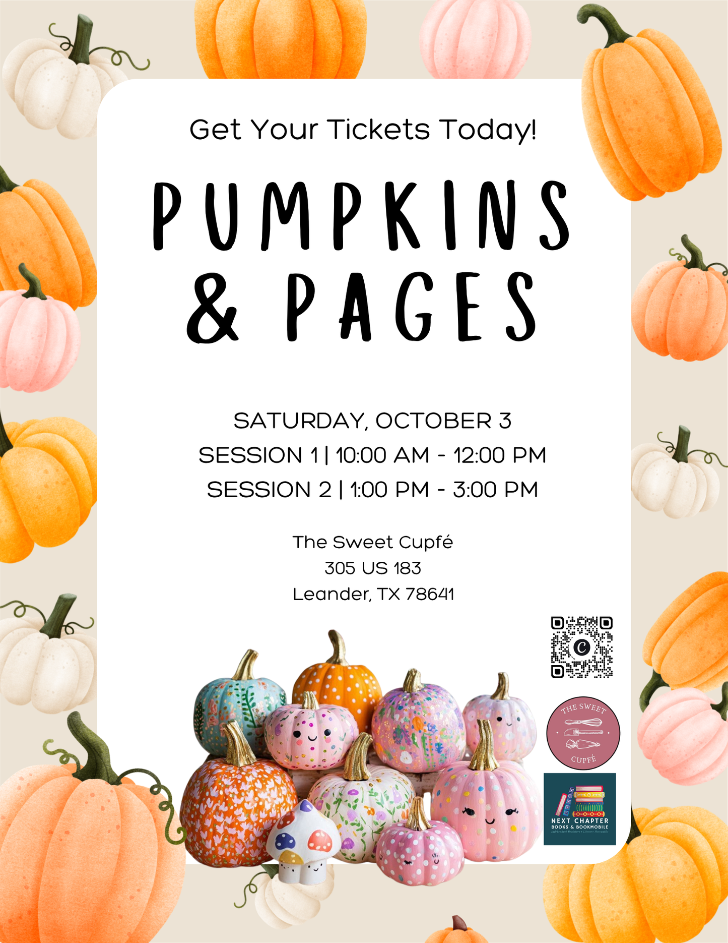 Pumpkin & Pages Event: A Fall Reads & Painted Gourds Workshop