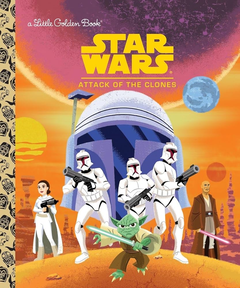 Star Wars: Attack of the Clones (Star Wars) (Little Golden Book) cover image