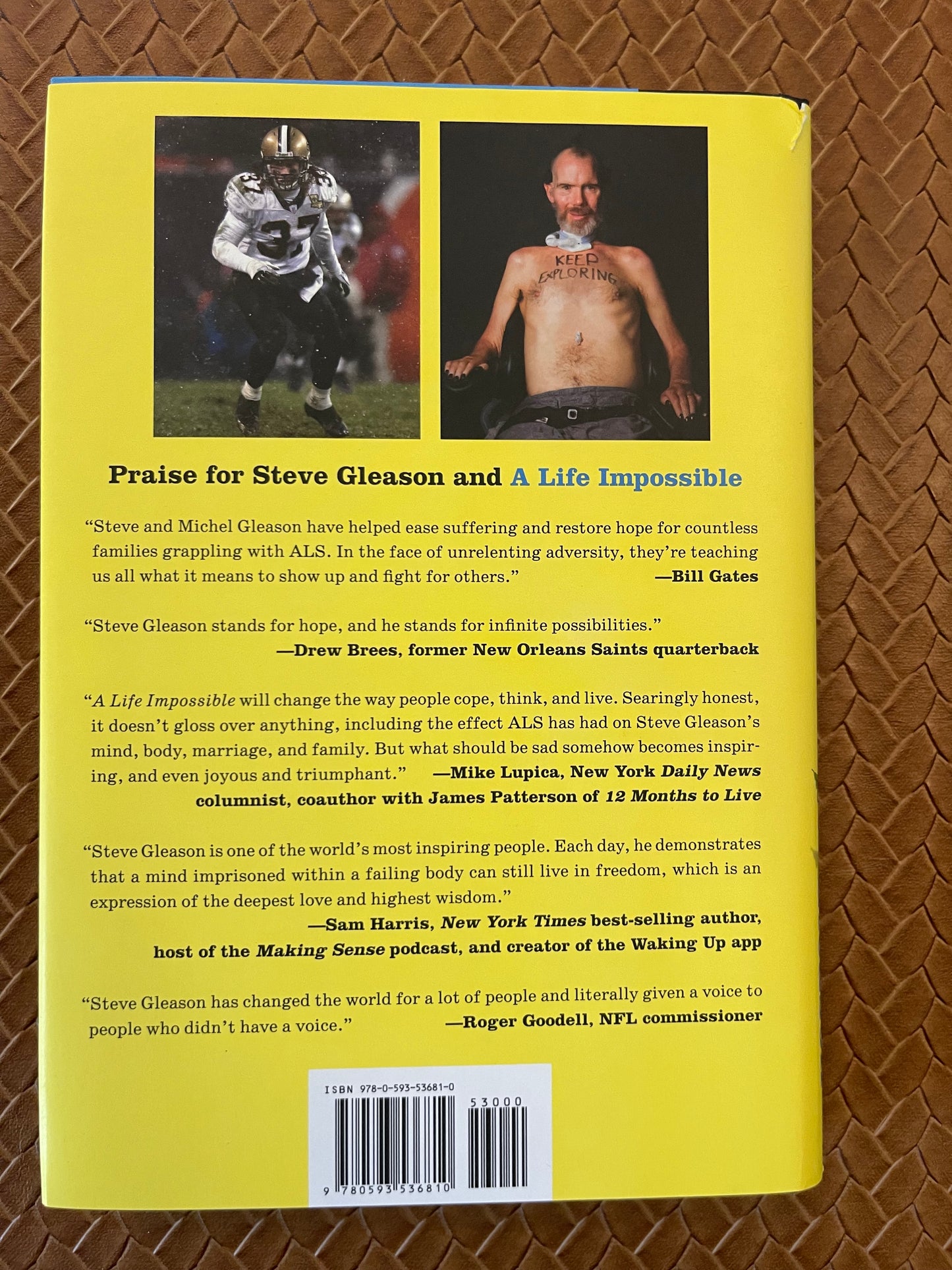 A Life Impossible: Living with ALS: Finding Peace and Wisdom Within a Fragile Existence by Steve Gleason, Jeff Duncan (Hardcover)