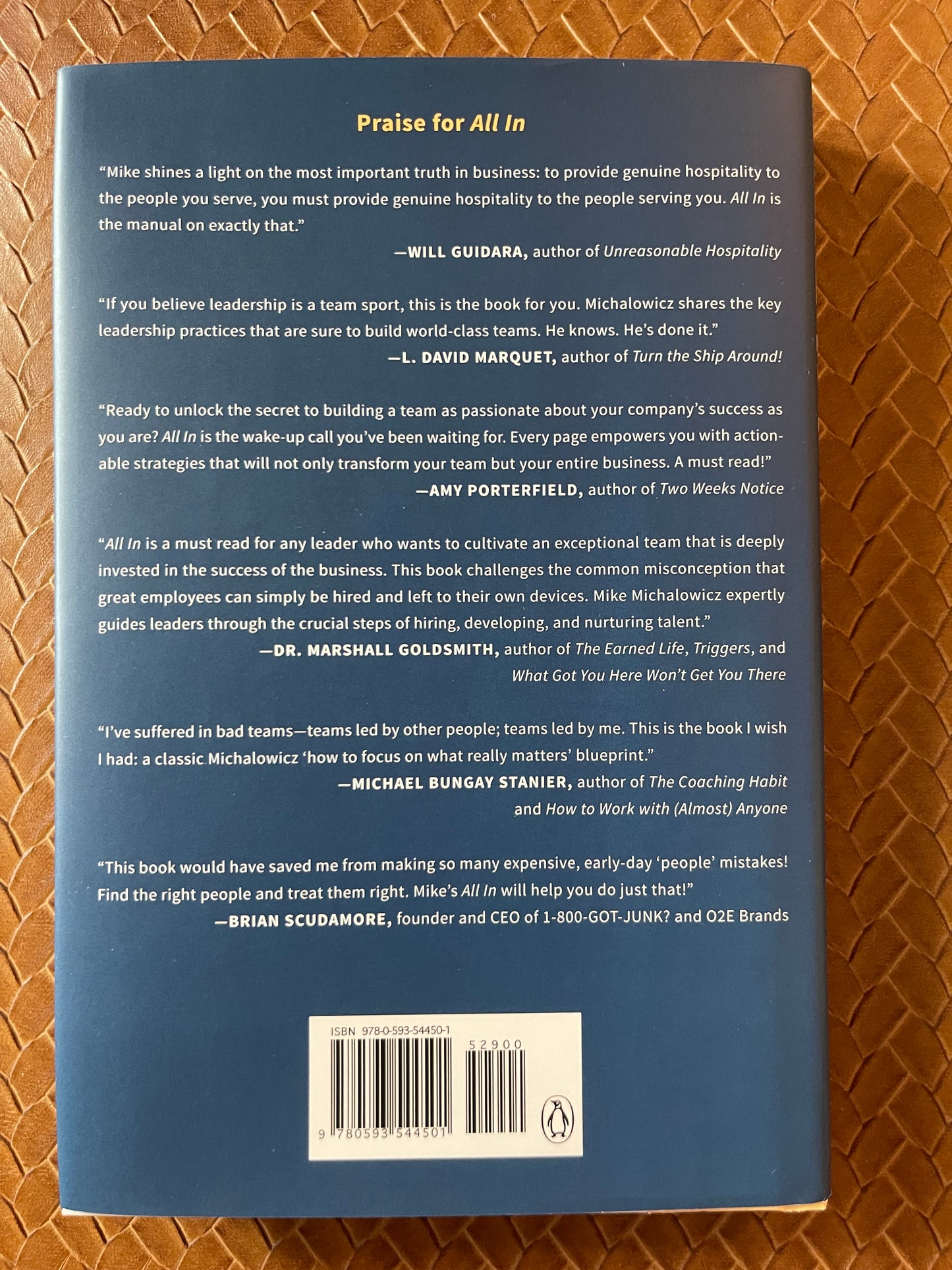 All In: How Great Leaders Build Unstoppable Teams by Mike Michalowicz (Hardcover)