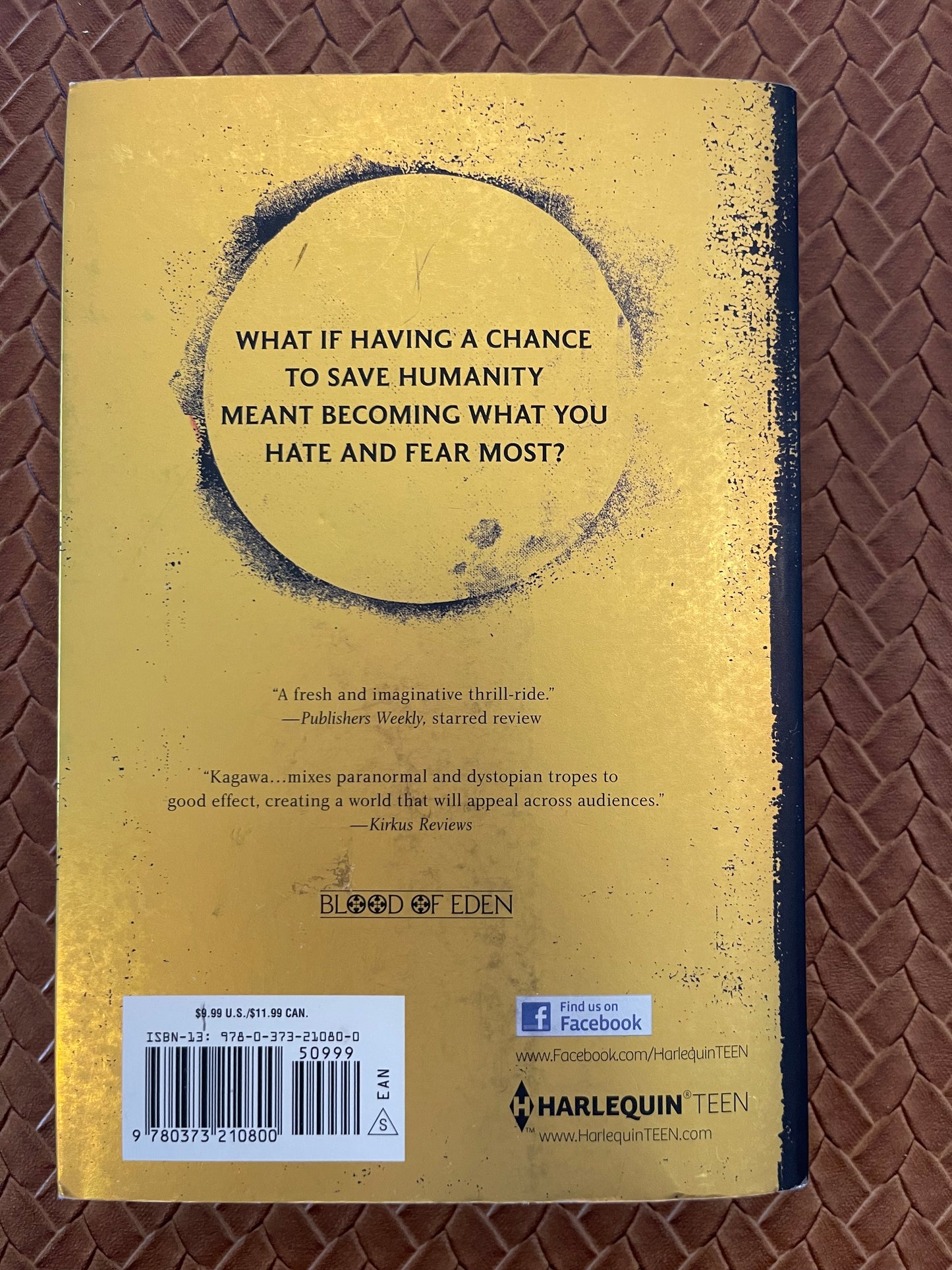 Blood of Eden #1: The Immortal Rules by Julie Kagawa (Paperback)