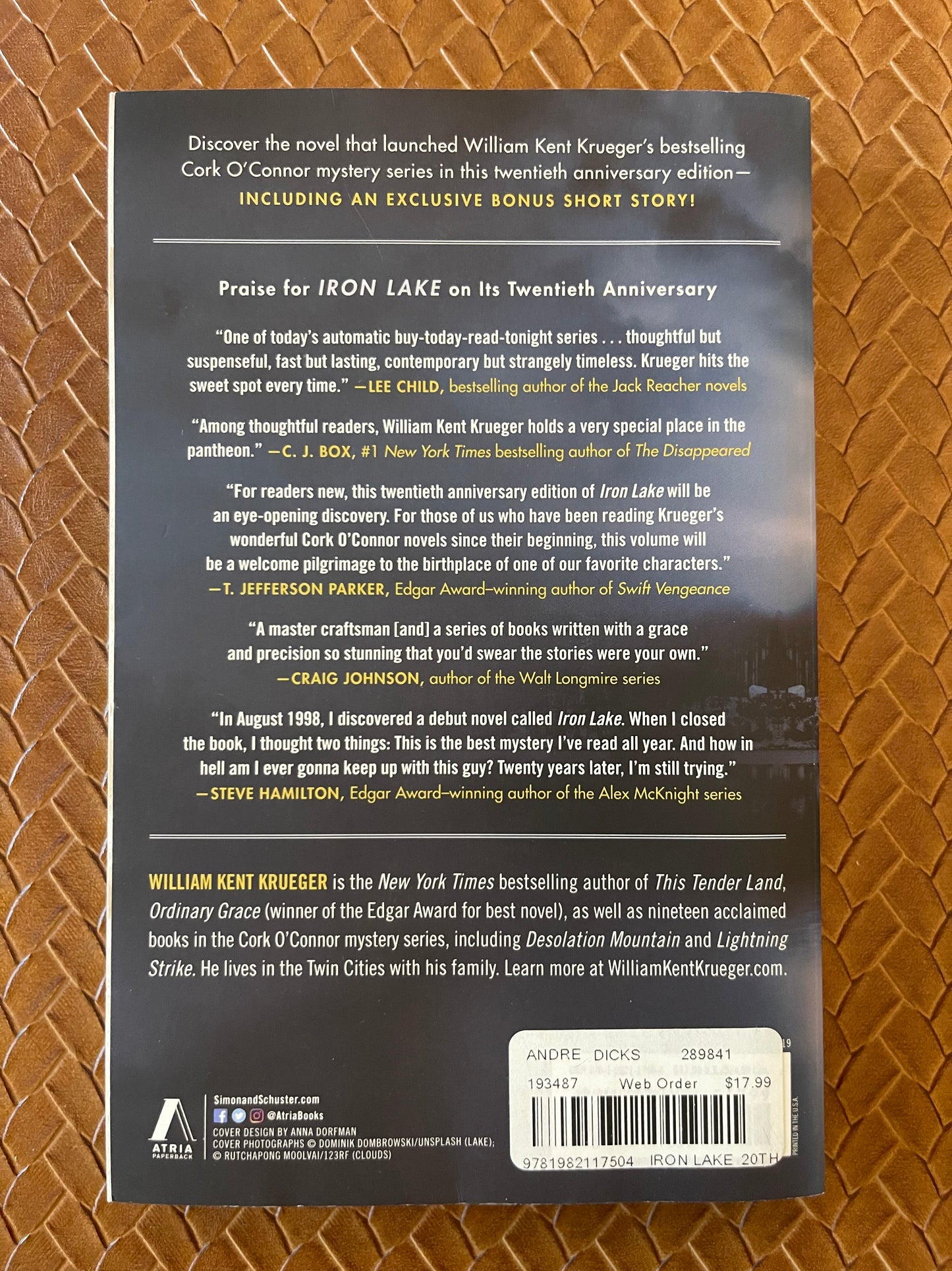 Cork O'Connor #1: Iron Lake (20th Anniversary Edition) by William Kent Krueger (Paperback)