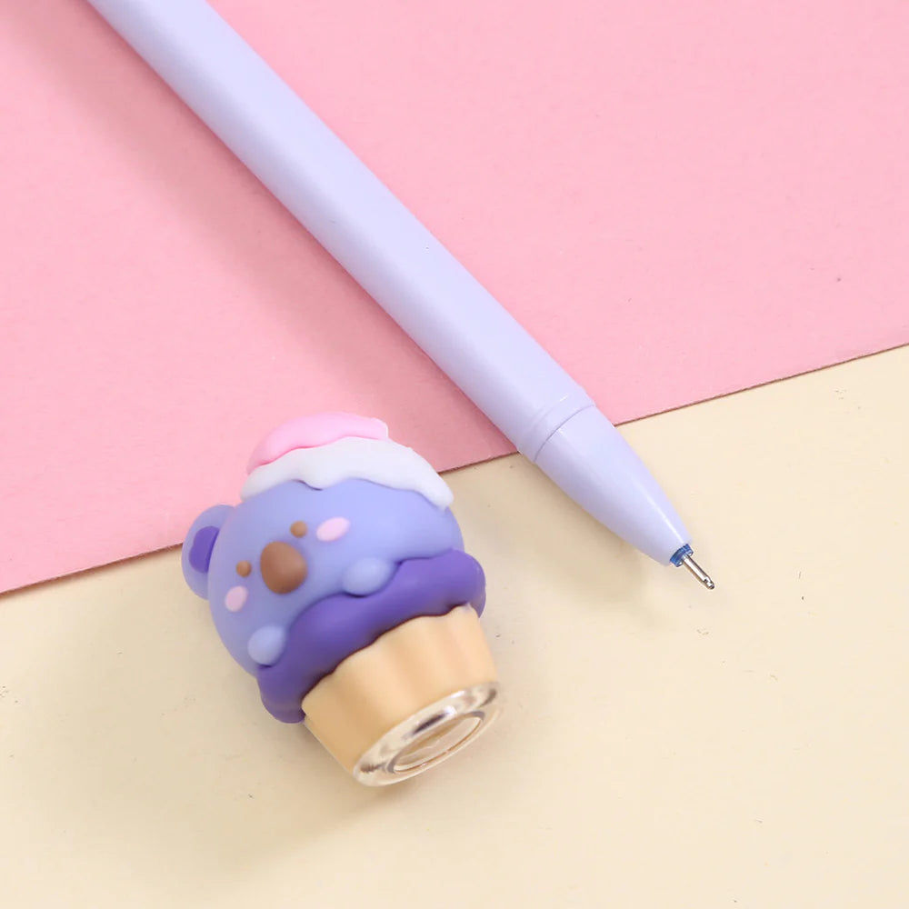 Cupcake Animal Gel Pen