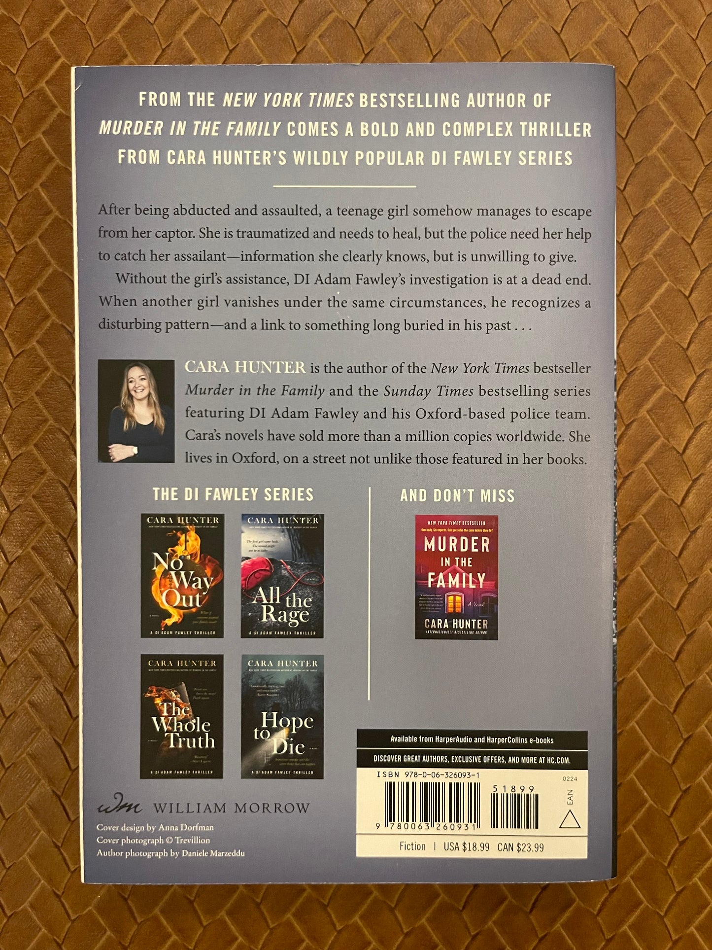 DI Adam Fawley #4: All The Rage by Cara Hunter (Paperback)