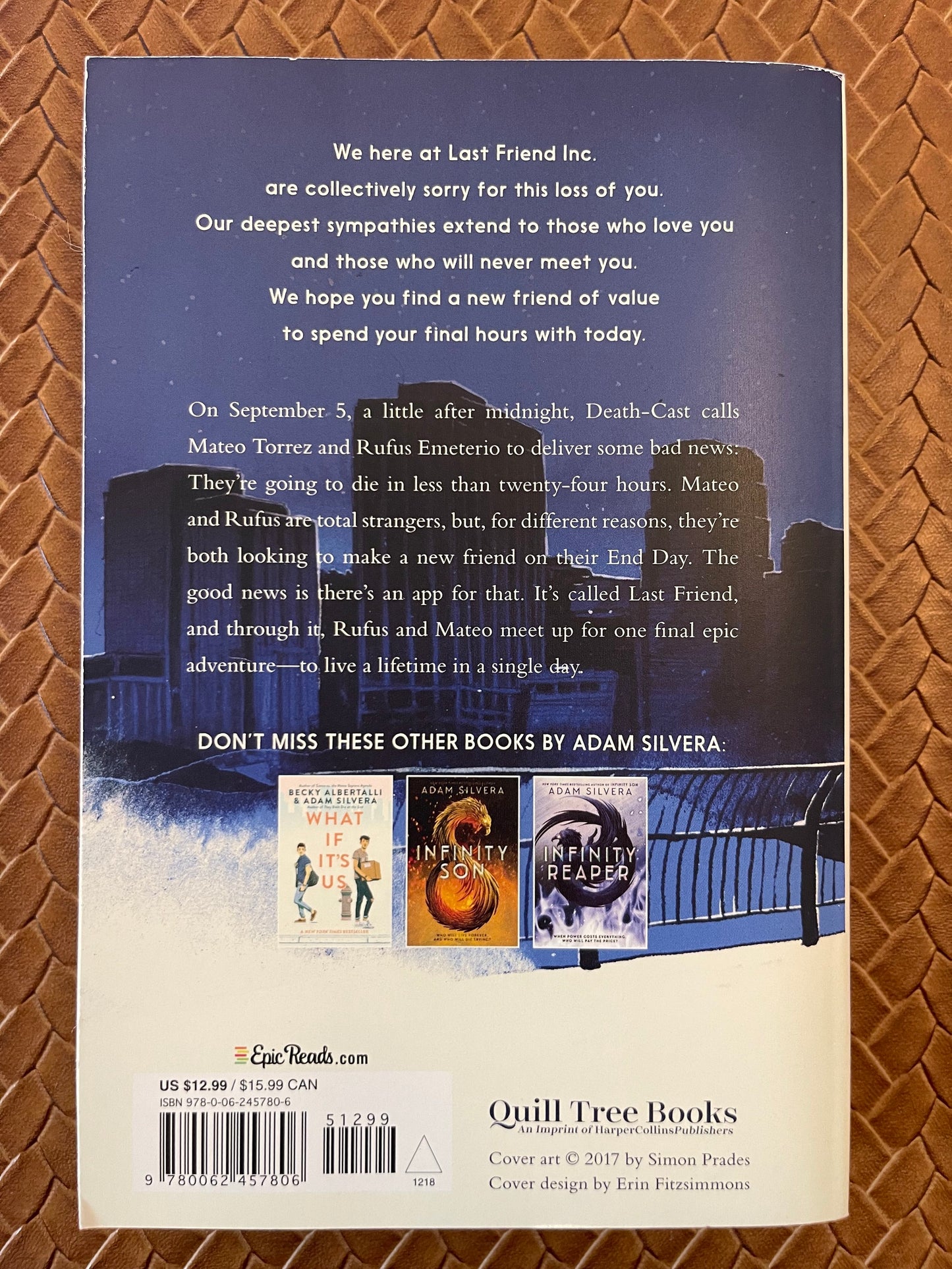 Death-Cast #1: They Both Die at the End by Adam Silvera (Paperback)
