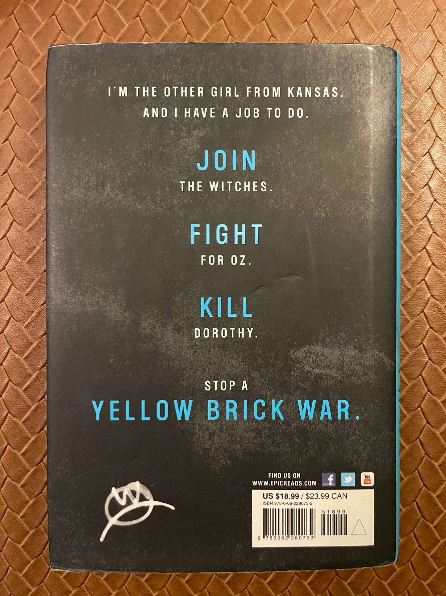 Dorothy Must Die #3: Yellow Brick War by Danielle Paige (Hardcover)