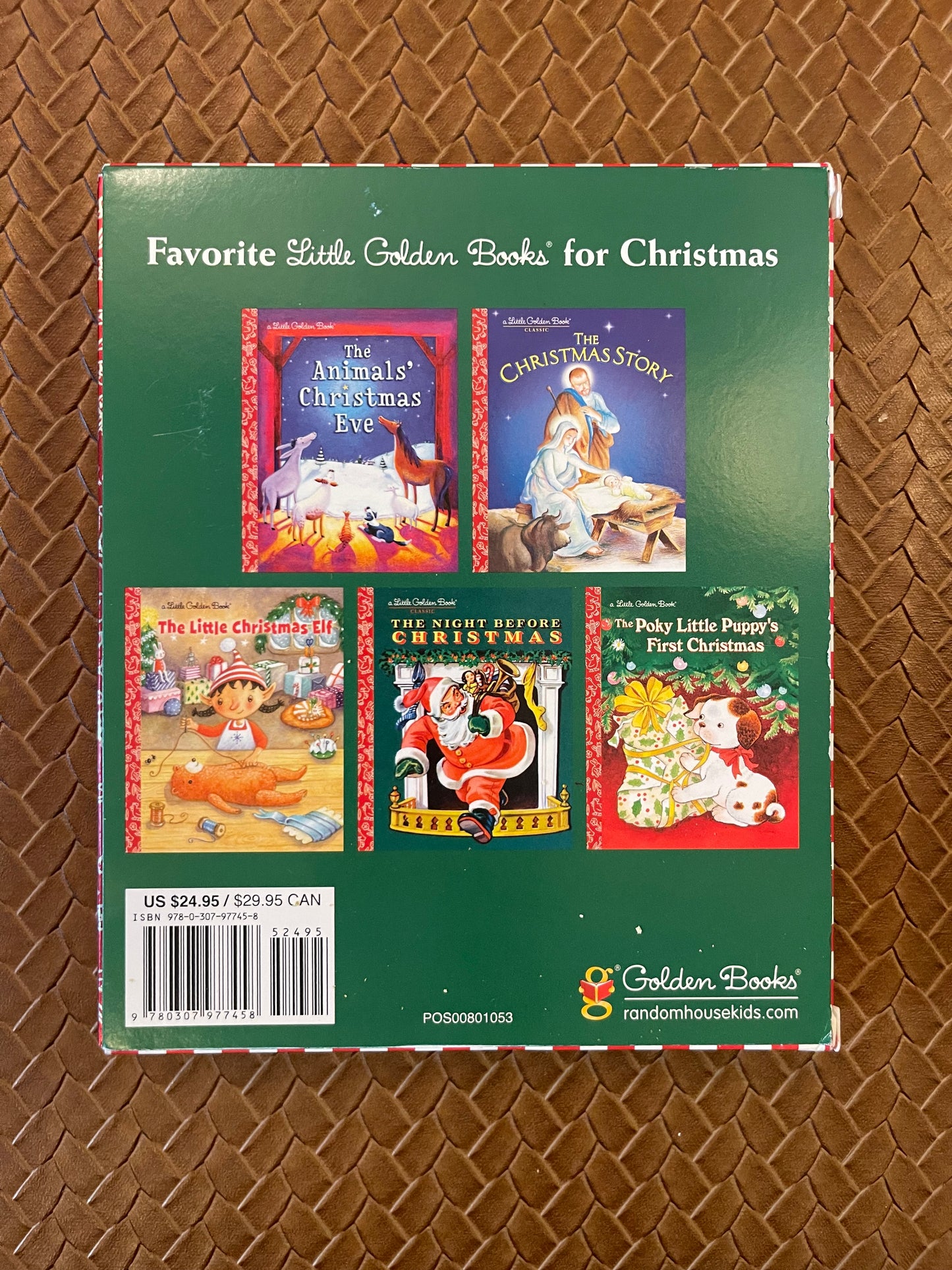 Favorite Little Golden Books for Christmas 5-Book Boxed Set (Paperback)