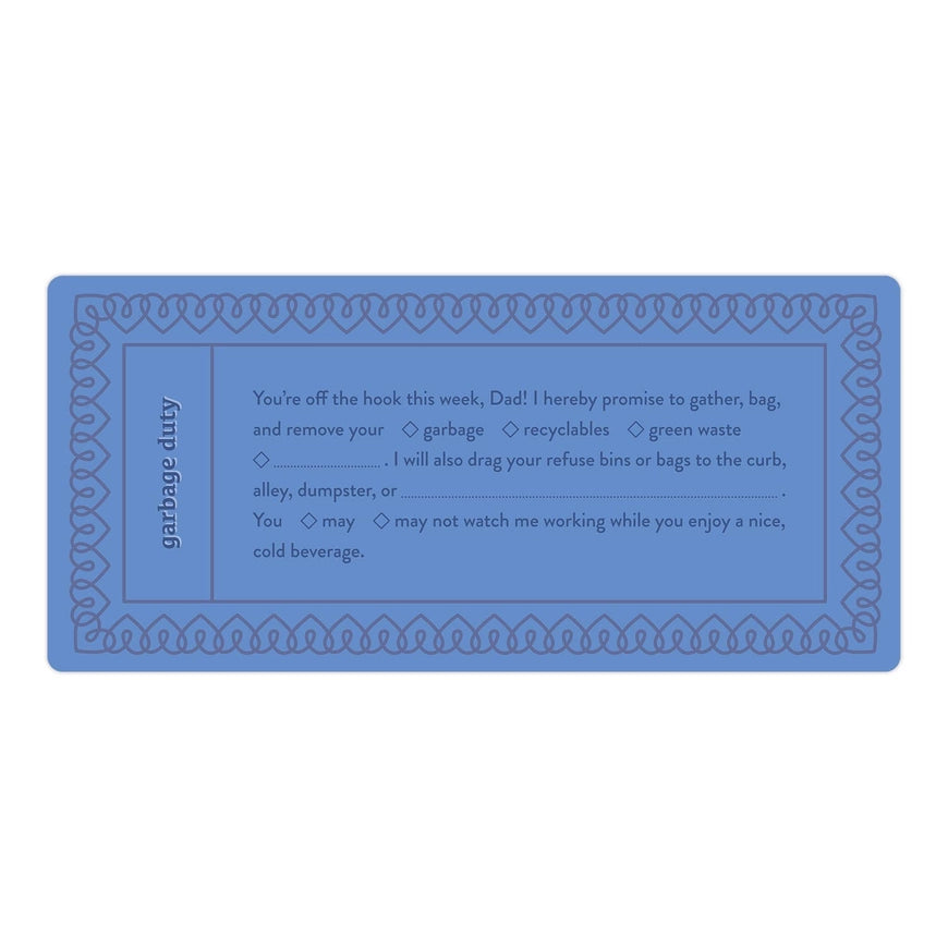 Fill in the Love® Dad Vouchers