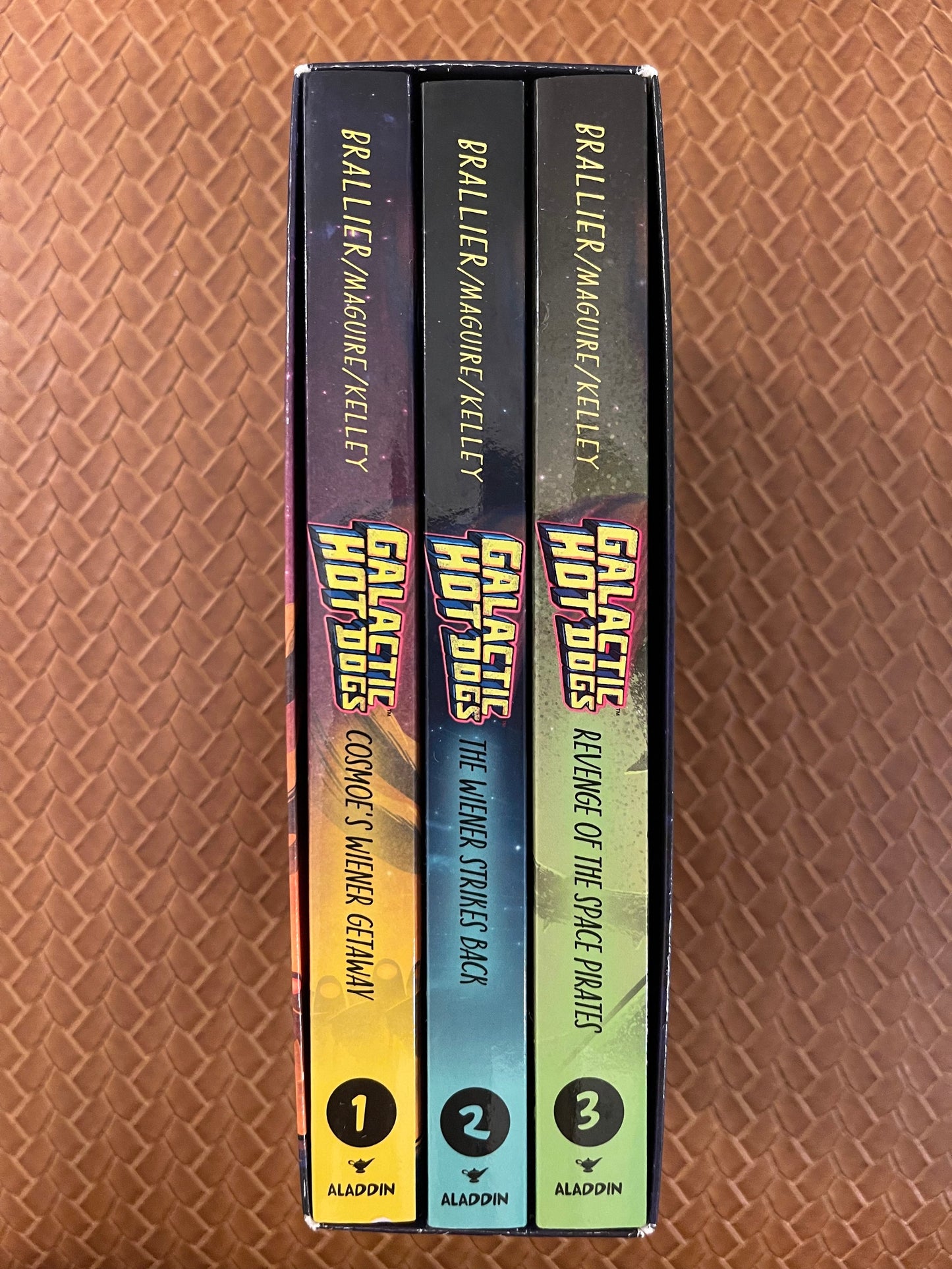 Galactic Hot Dogs Collection (Boxed Set): Galactic Hot Dogs 1; Galactic Hot Dogs 2; Galactic Hot Dogs 3 by Max Brallier, Rachel Maguire (Illustrations), Nichole Kelley (Illustrations)