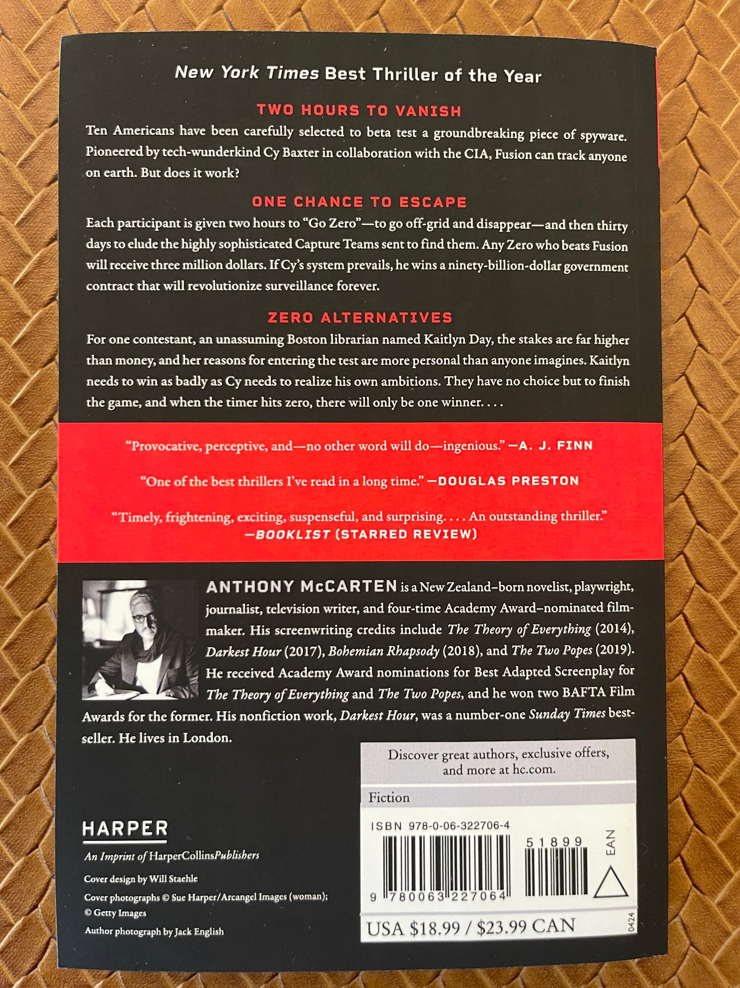 Going Zero by Anthony McCarten (Paperback)