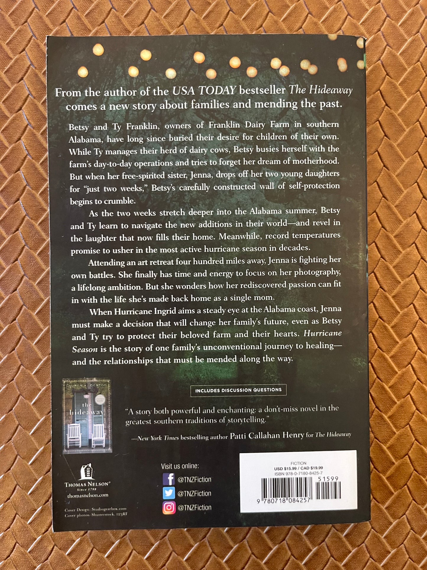 Hurricane Season by Lauren K. Denton (Paperback)