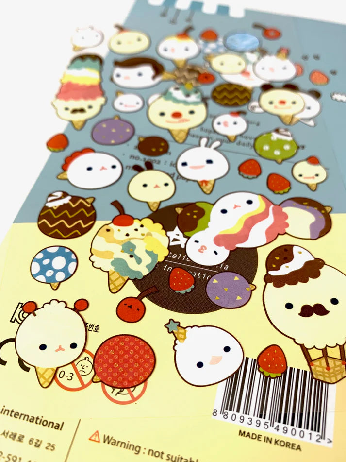 Ice Cream Paper Sticker