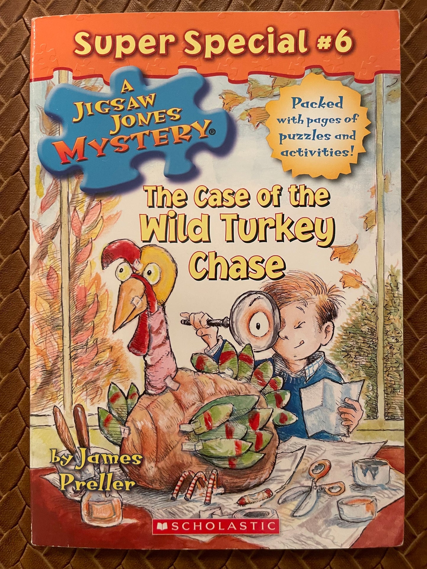 The Case of the Wild Turkey Chase (Jigsaw Jones Super Special #6) by James Preller