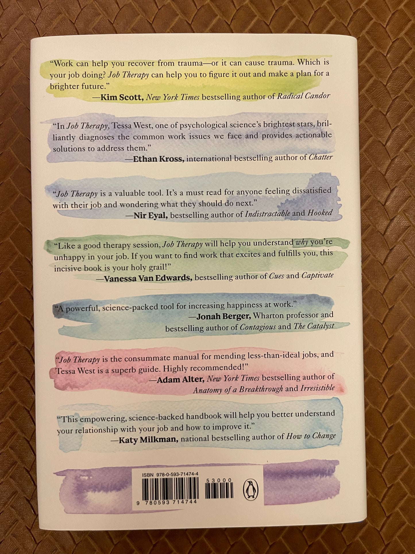 Job Therapy: Finding Work That Works for You by Tessa West (Hardcover)