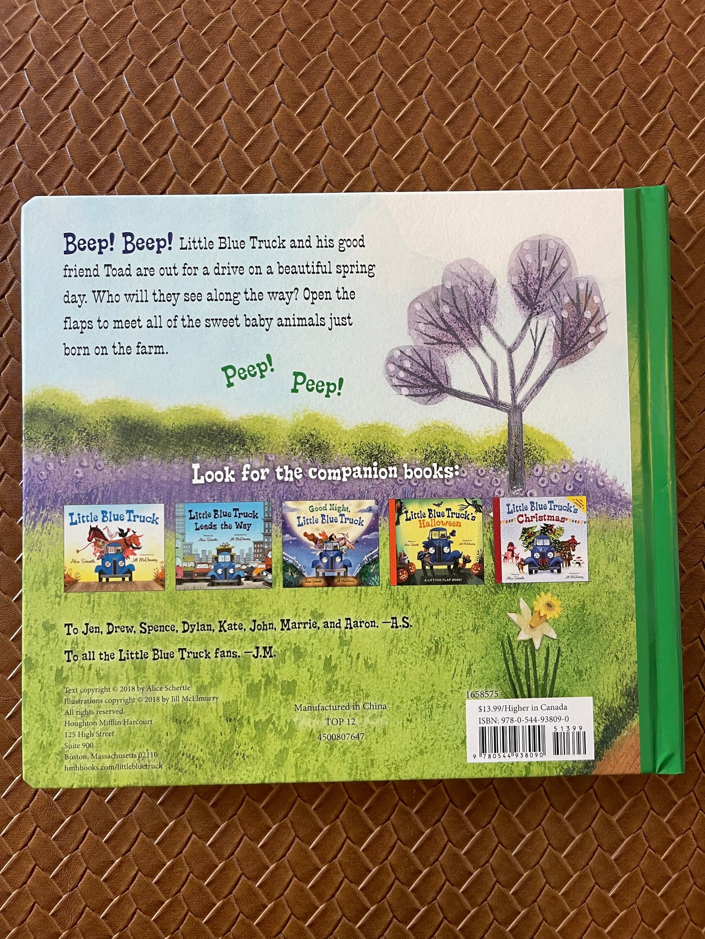 Little Blue Truck's Springtime by Alice Schertle (Lift the Flap) (Hardcover)