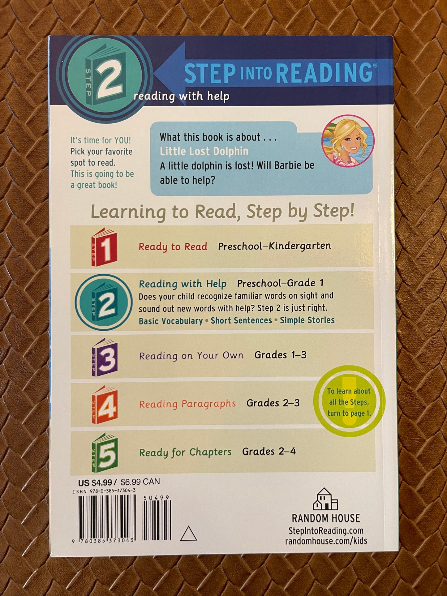 Little Lost Dolphin (Barbie) (Step into Reading) by Jiyoung An (Paperback)