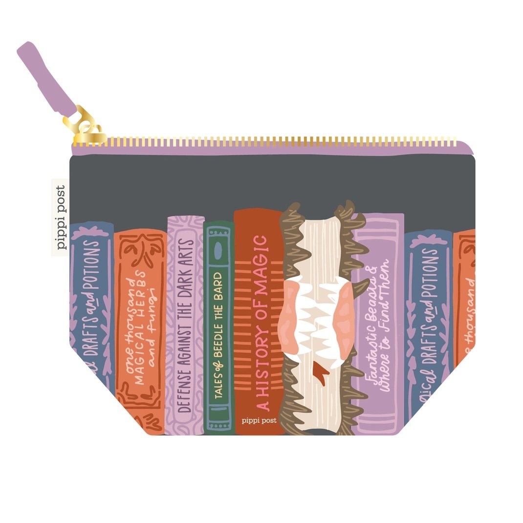 Magic School Textbooks Canvas Pouch