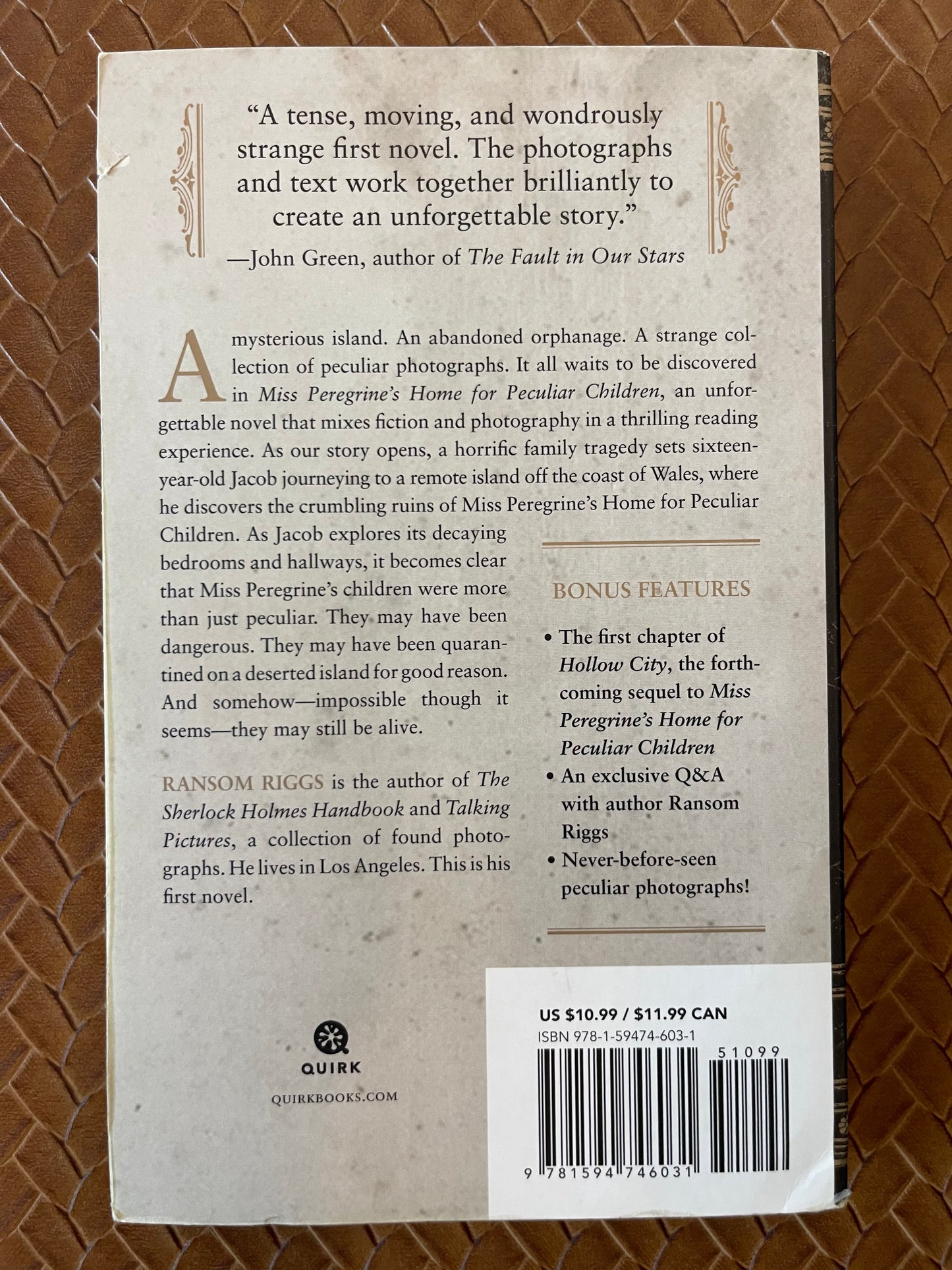 Miss Peregrine's Peculiar Children #1: Miss Peregrine's Home for Peculiar Children by Ransom Riggs (Paperback)