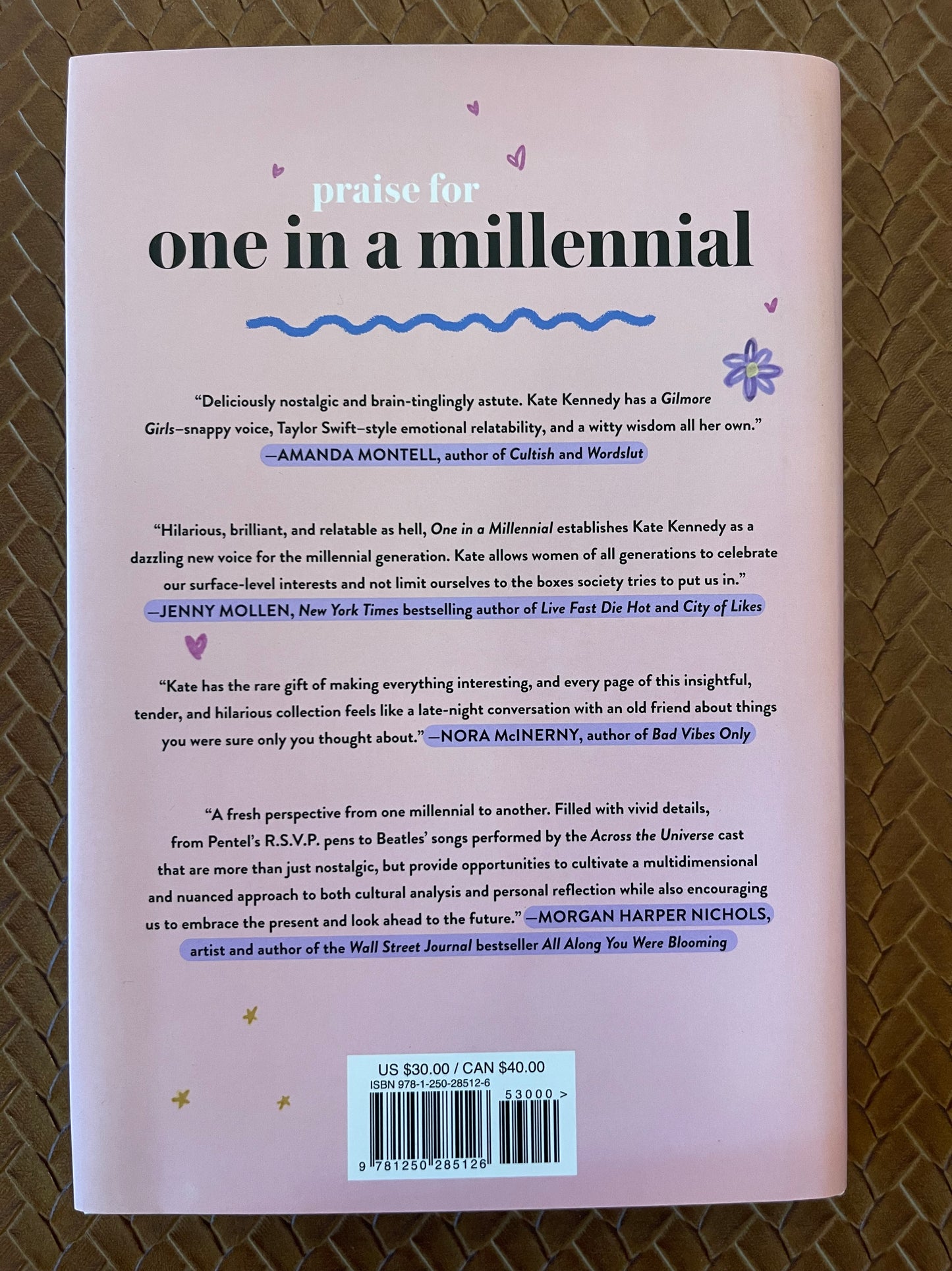 One in a Millennial: On Friendship, Feelings, Fangirls, and Fitting In by Kate Kennedy (Hardcover)