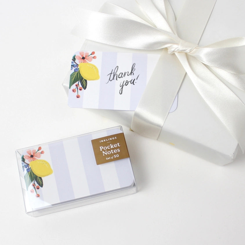 Pocket Notes™ - Lemon Stripe