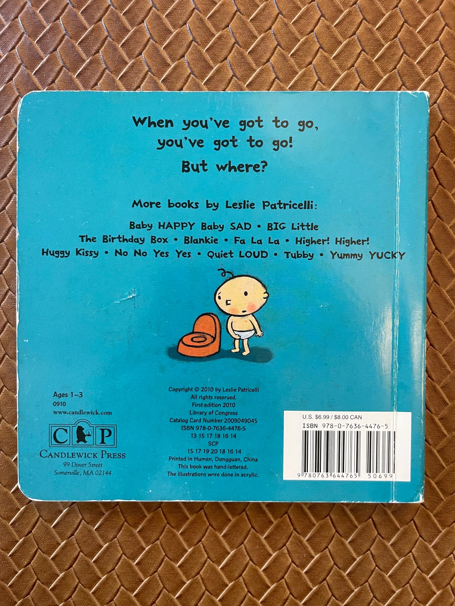 Potty by Leslie Patricelli (Board Book)