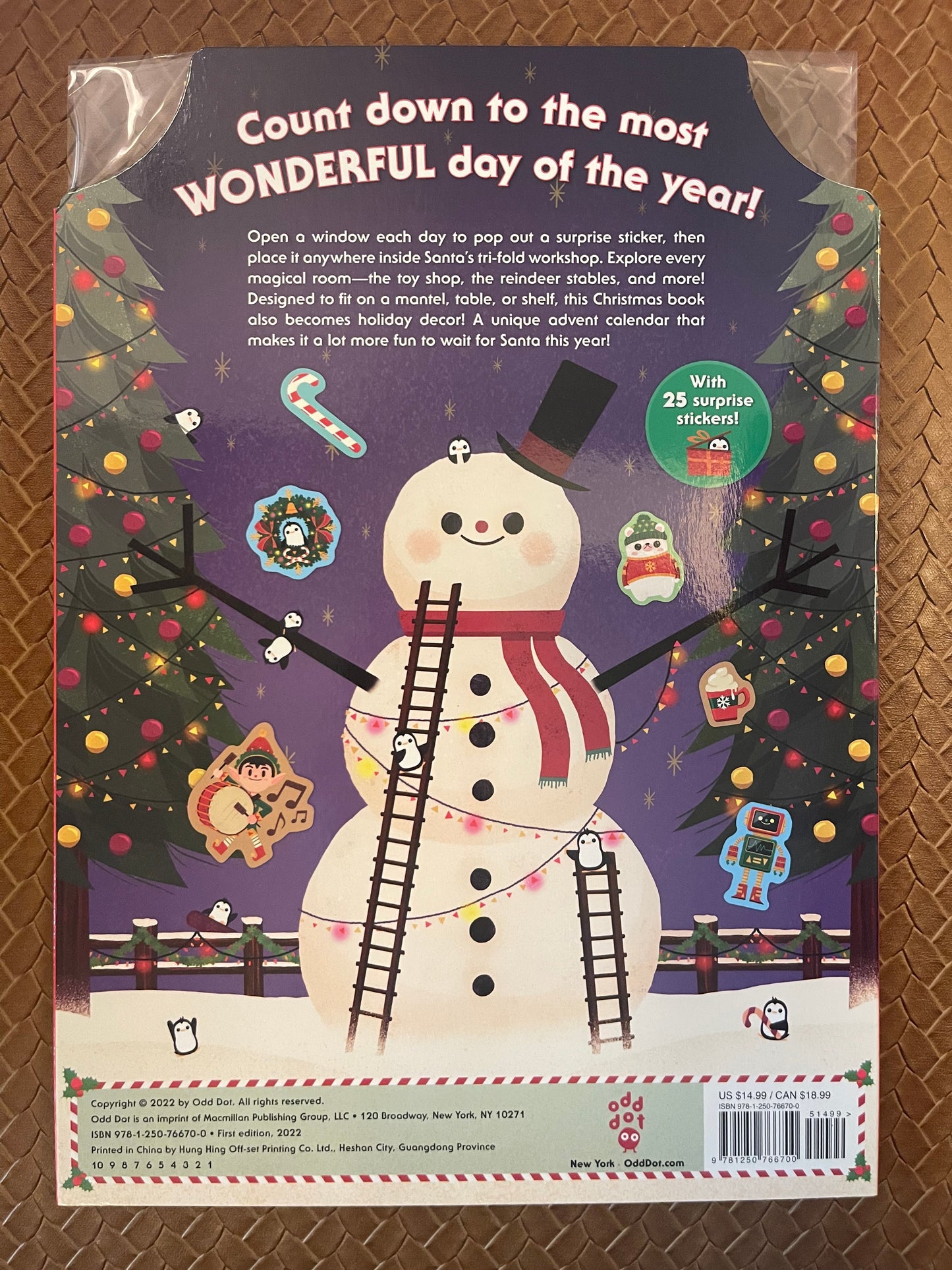 Sticker Countdown: Christmas by Odd Dot, Teo Skaffa (Hardcover - New)