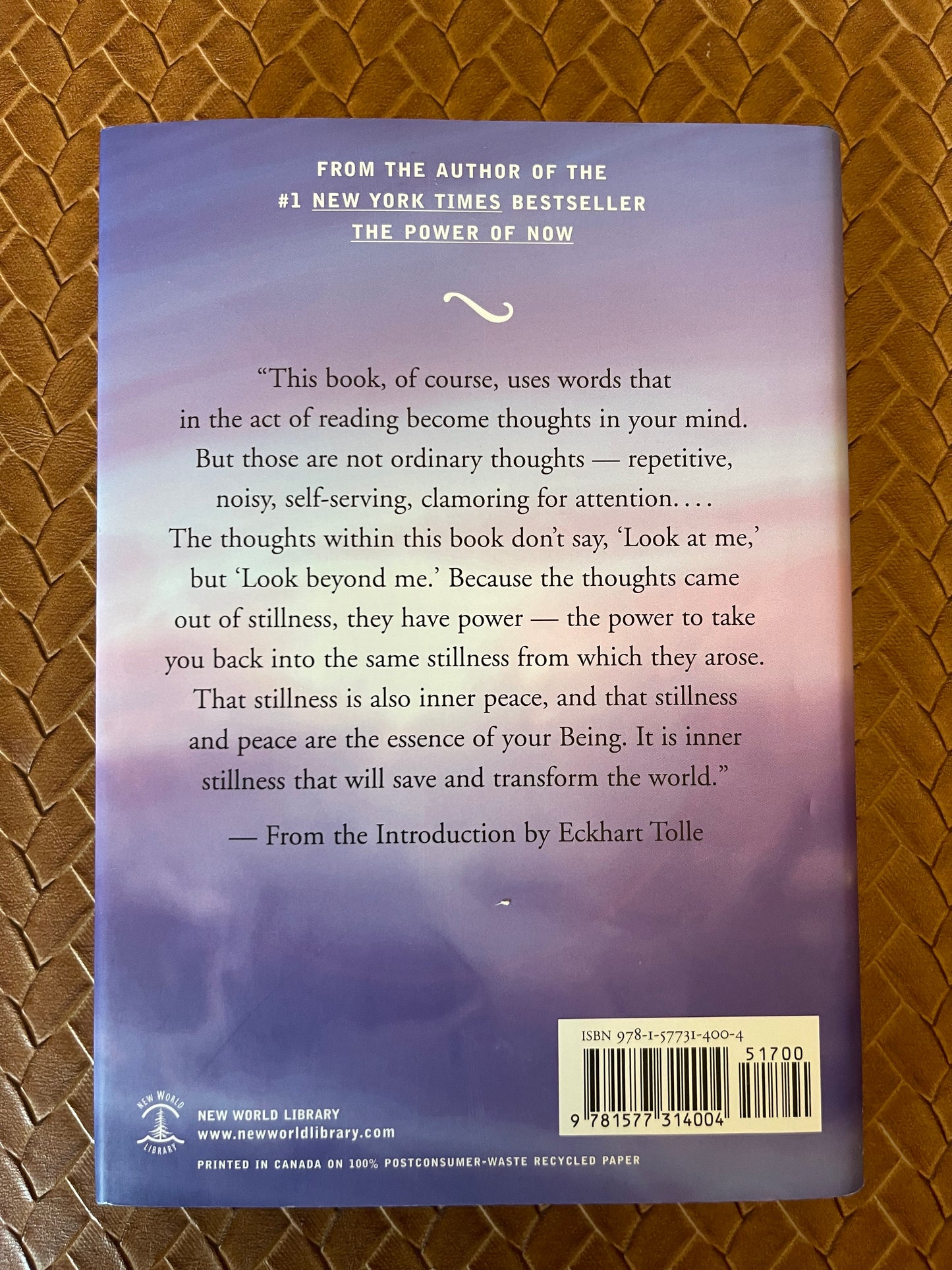 Stillness Speaks by Eckhart Tolle (Hardcover)