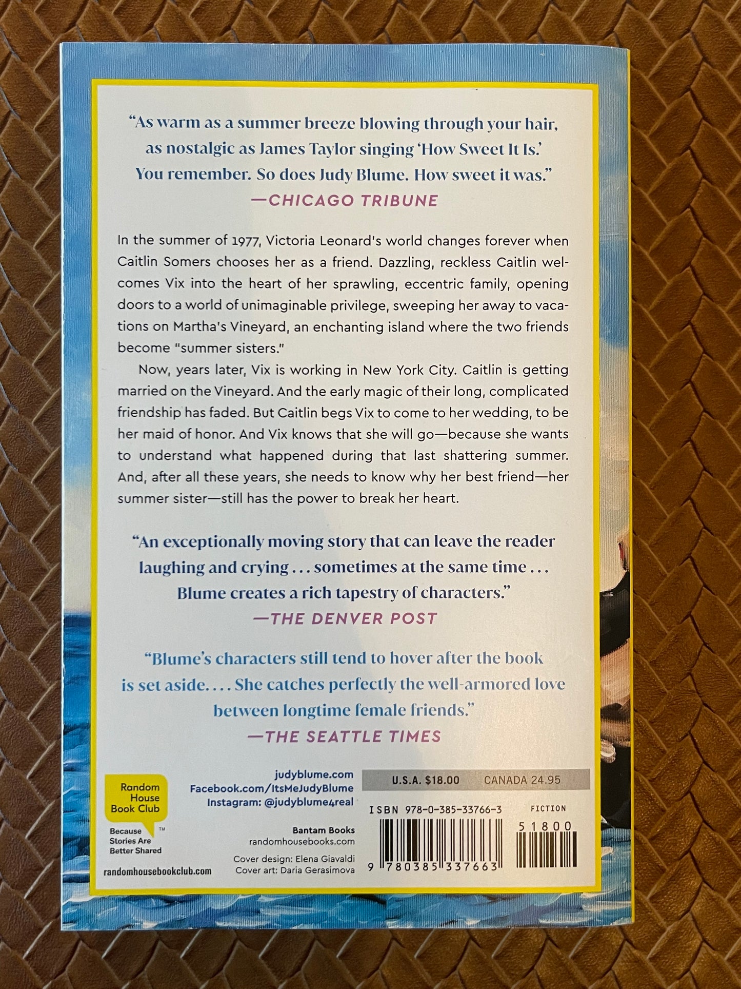Summer Sisters by Judy Blume (Paperback)