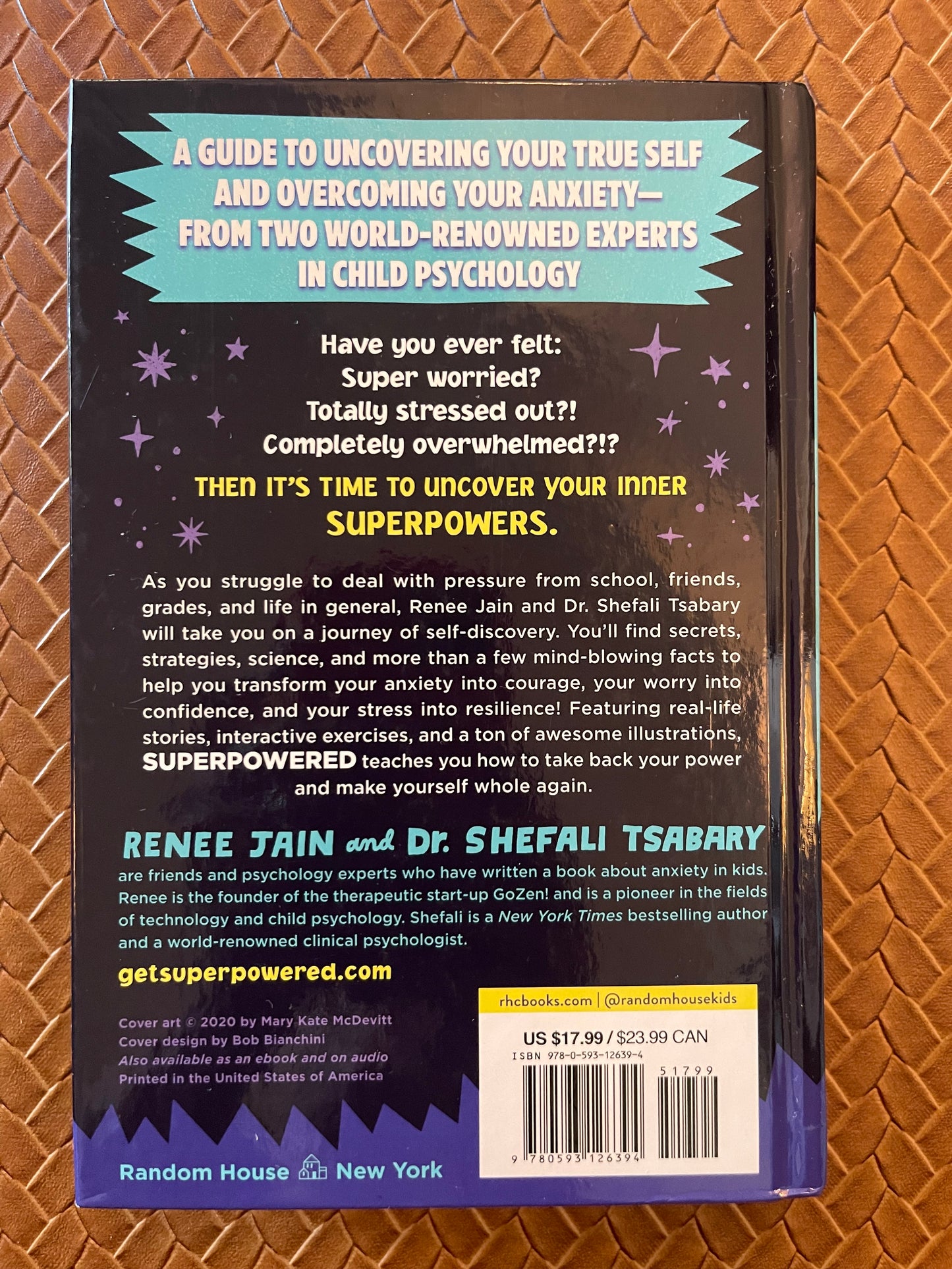 Superpowered: Transform Anxiety into Courage, Confidence, and Resilience by Renee Jain, Dr. Shefali Tsabary (Hardcover)