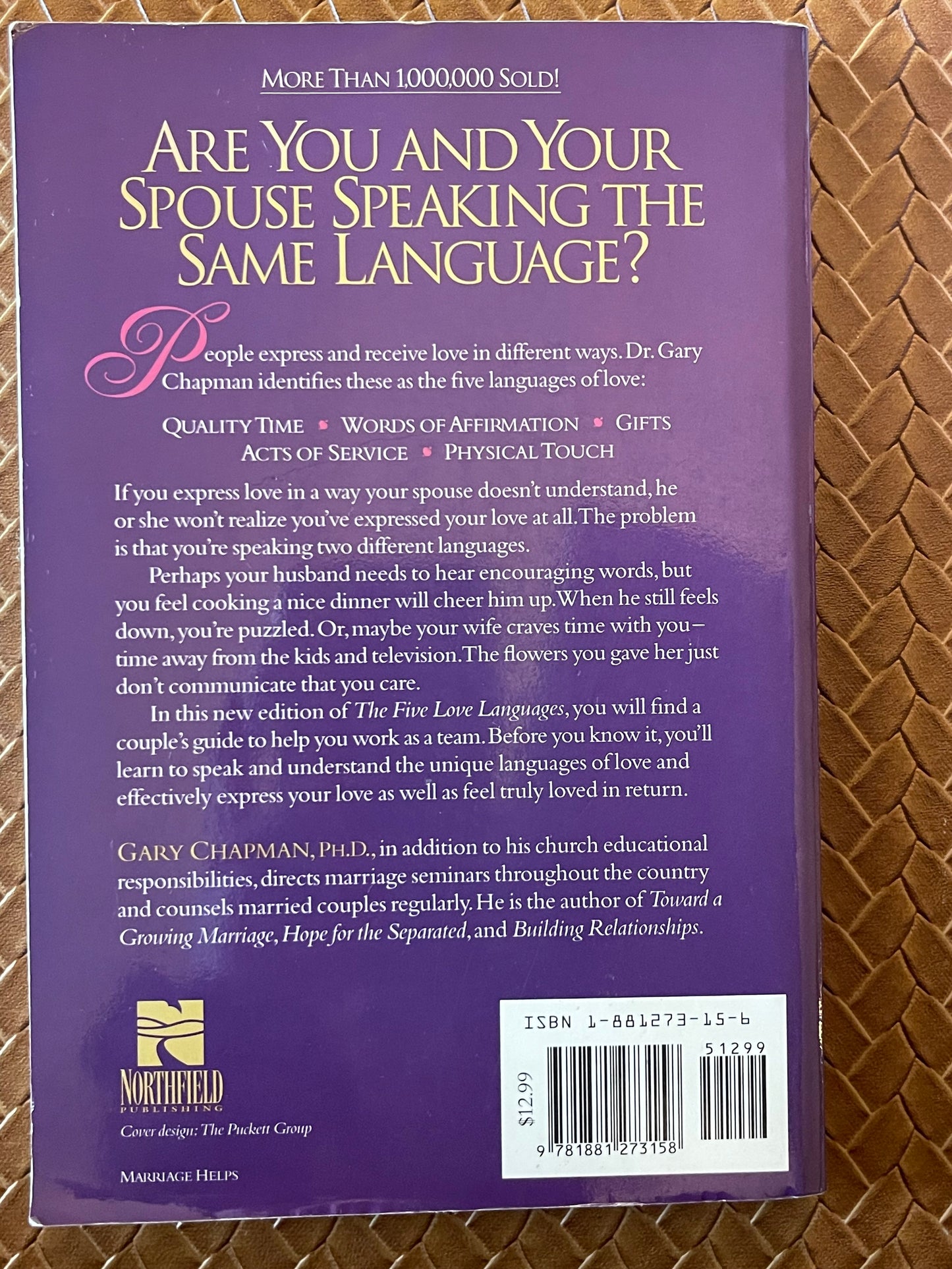 The 5 Love Languages: The Secret to Love that Lasts by Gary Chapman (Paperback)