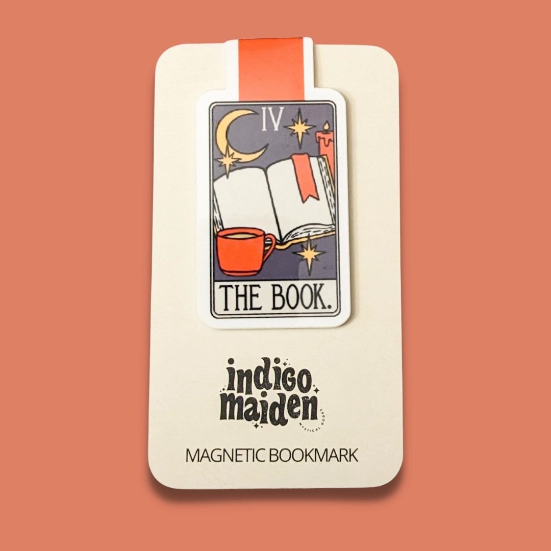 The Book Alternative Tarot Card Magnetic Bookmark