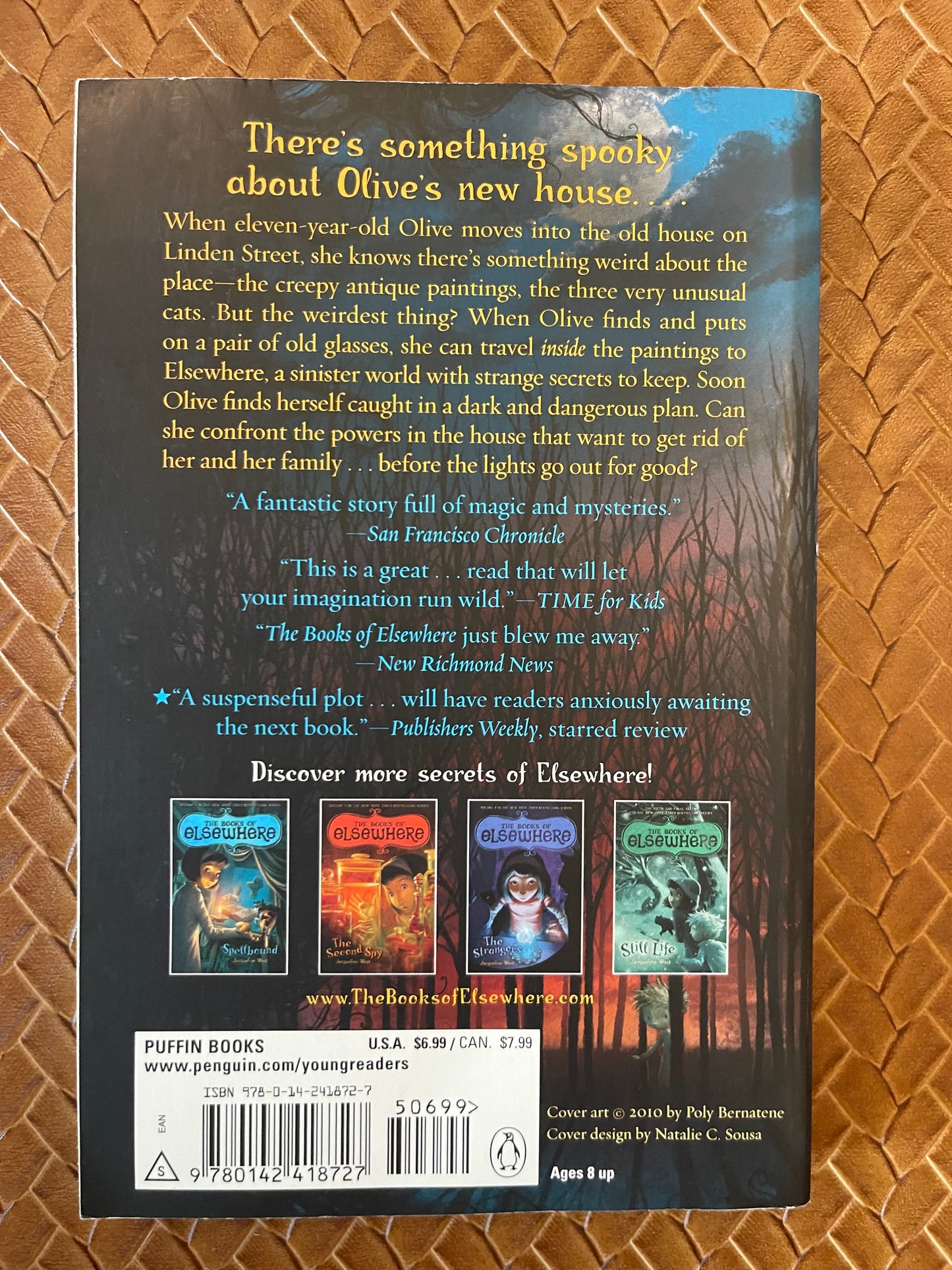 The Books of Elsewhere #1: The Shadows by Jacqeline West (Paperback)