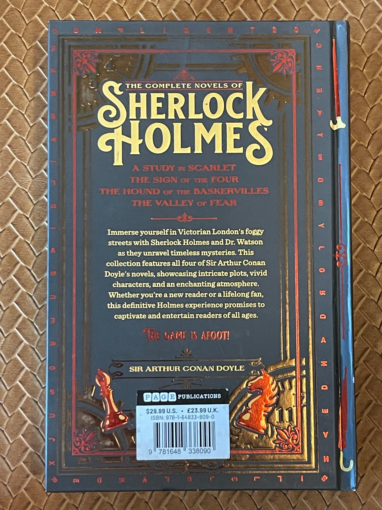 The Complete Novels of Sherlock Holmes by Sir Arthur Conan Doyle (Hardcover Deluxe Edition - New)