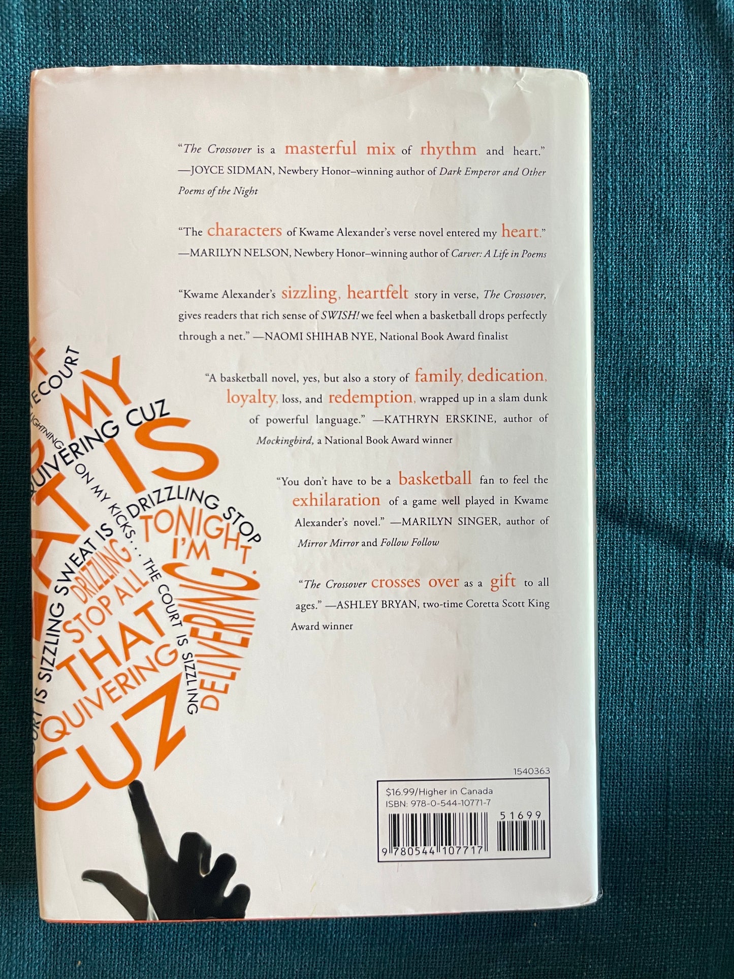 The Crossover #1: The Crossover by Kwame Alexander (Hardcover)
