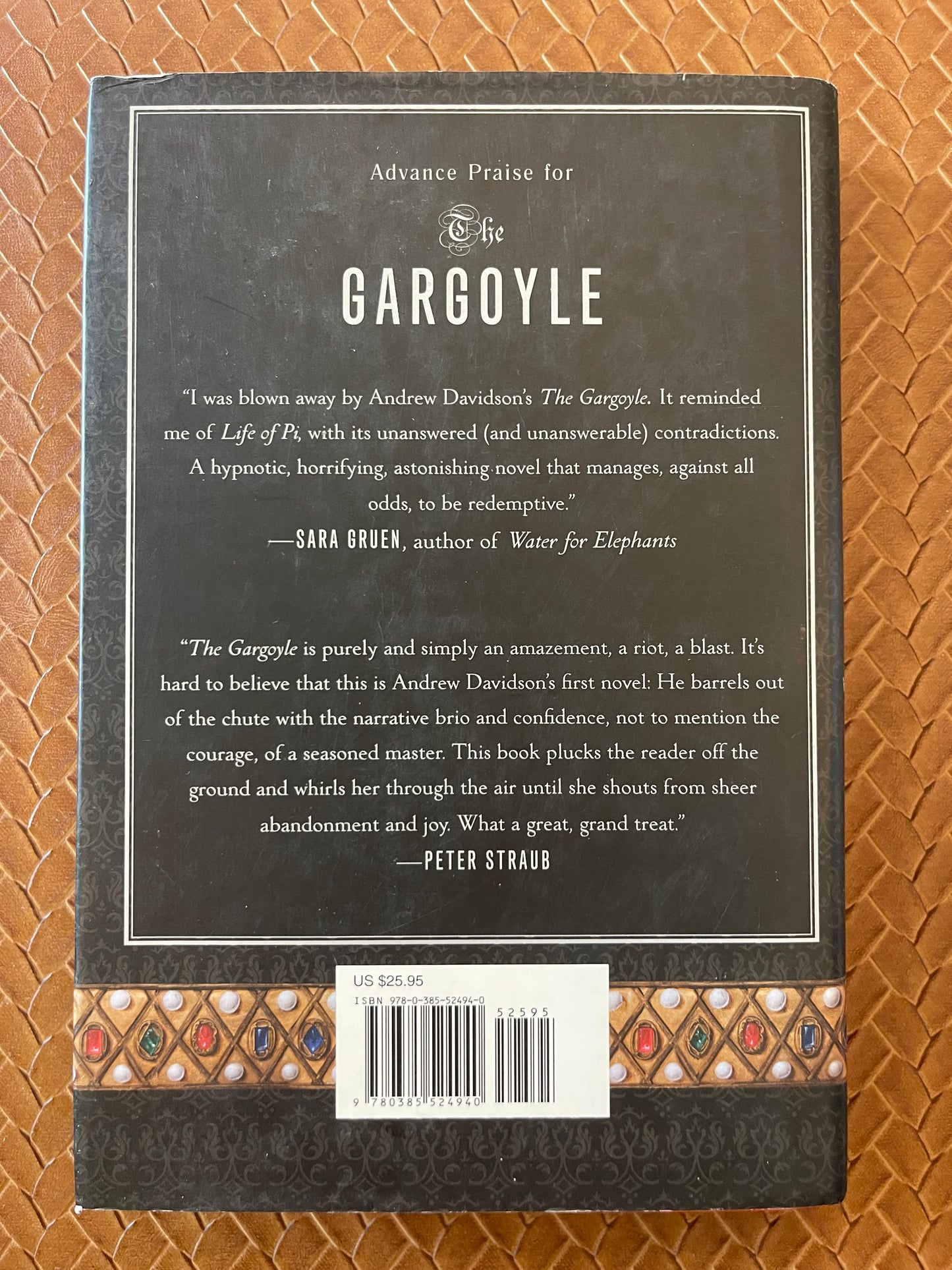 The Gargoyle by Andrew Davidson (Hardcover)