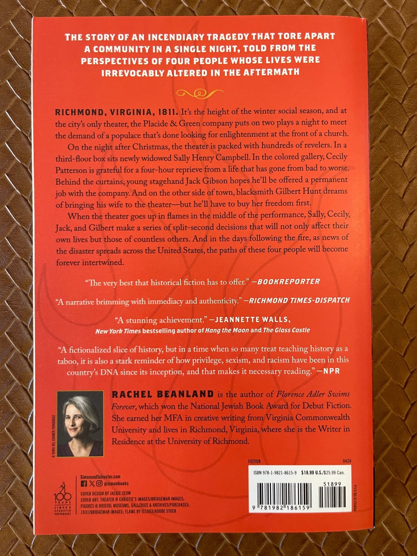 The House Is on Fire by Rachel Beanland (Paperback)