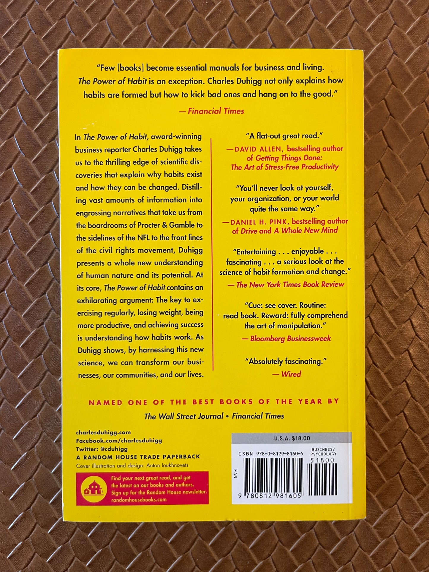 The Power of Habit: Why We Do What We Do in Life and Business by Charles Duhigg (Paperback)