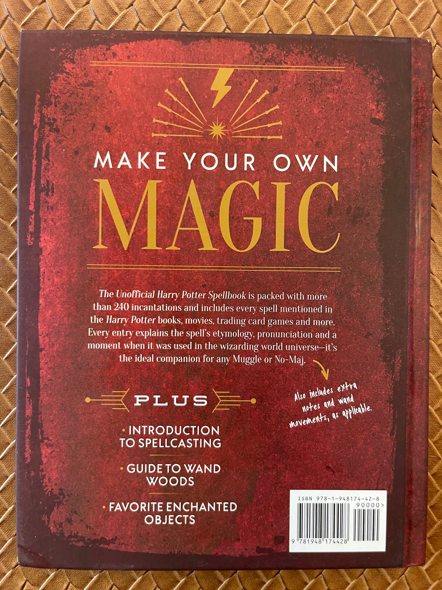 The Unofficial Harry Potter Special Edition Spell Book Hardcover by Kaytie Norman (Hardcover)