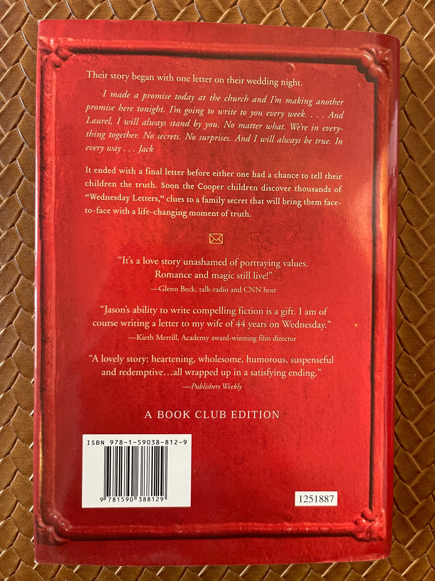 The Wednesday Letters by Jason F. Wright (Hardcover)