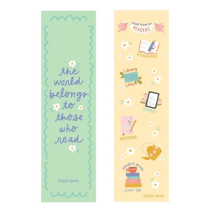 The World Belongs To Those Who Read Bookmark Set