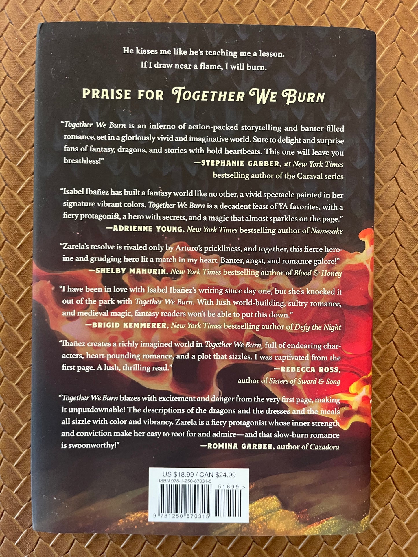 Together We Burn by Isabel Ibañez (Hardcover)