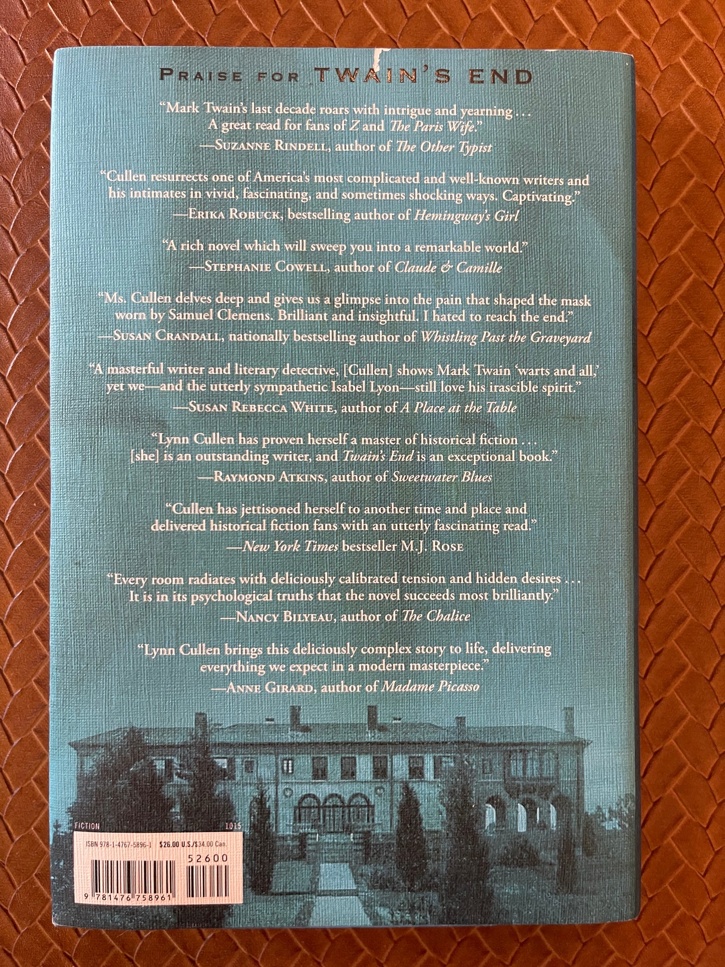 Twain's End by Lynn Cullen (Hardcover)