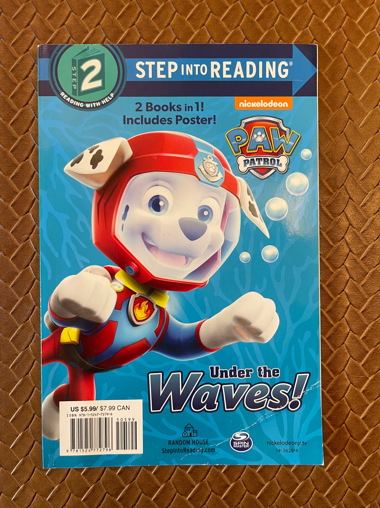 Up in the Air!/Under the Waves! (PAW Patrol) (Step into Reading) by Mary Tillworth (Paperback)
