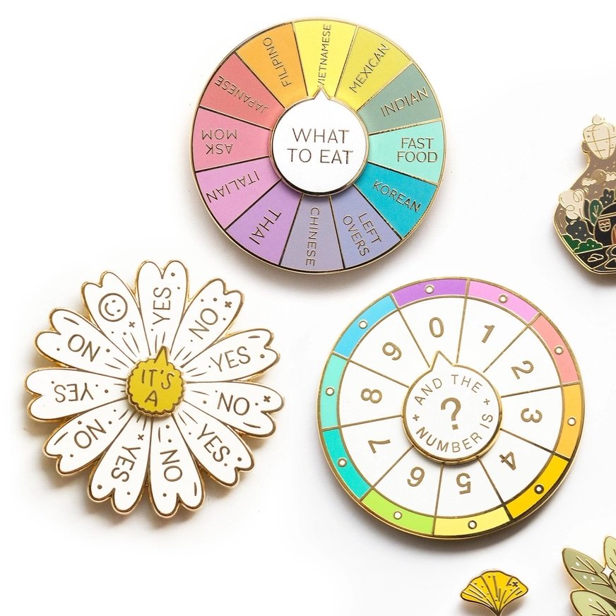 What To Eat Enamel Pin