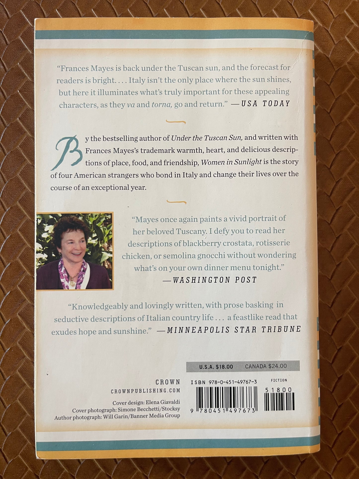 Women in Sunlight by Frances Mayes (Paperback)