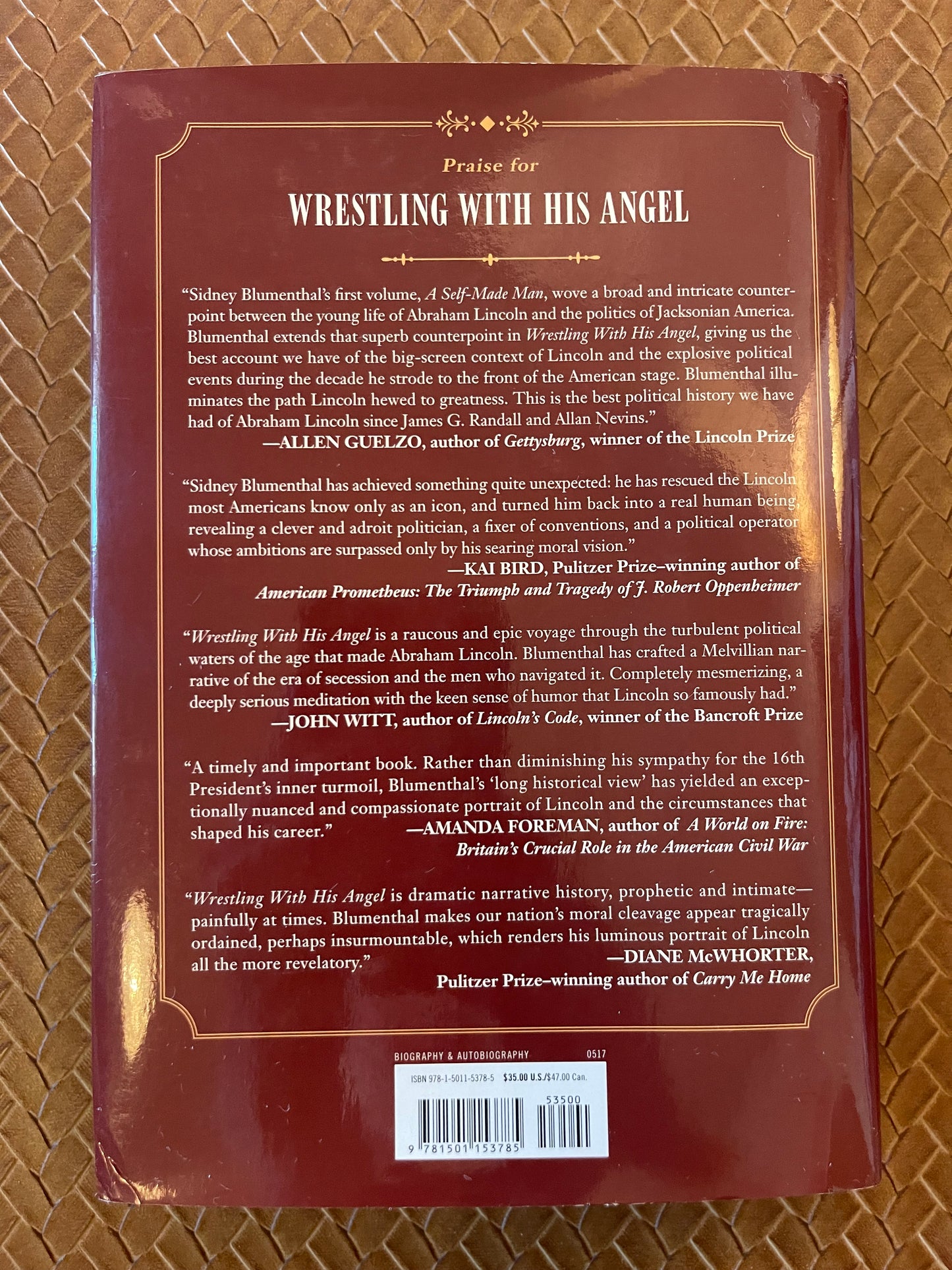 Wrestling With His Angel: The Political Life of Abraham Lincoln Vol. II, 1849-1856 (2) by Sidney Blumenthal (Hardcover)