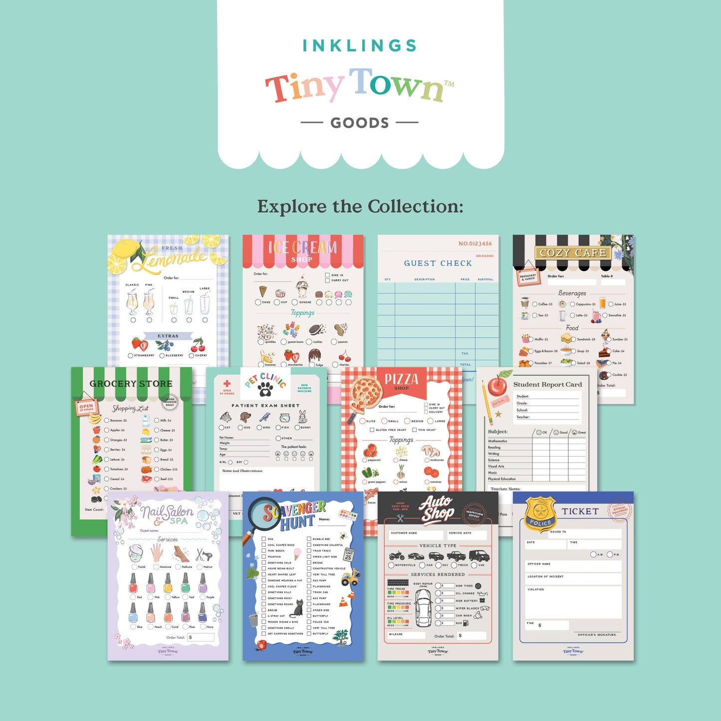 Inklings Tiny Town™ Play Notepad - Pet Clinic