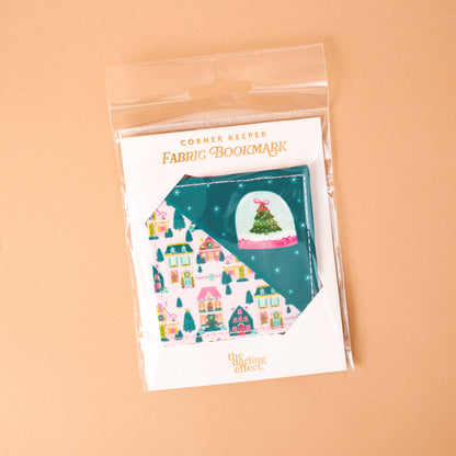 Corner Keeper Fabric Bookmark-Sugarplum Lane