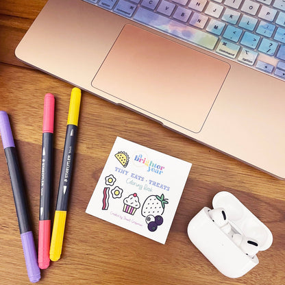 Tiny Eats Treats Mini-Coloring Book
