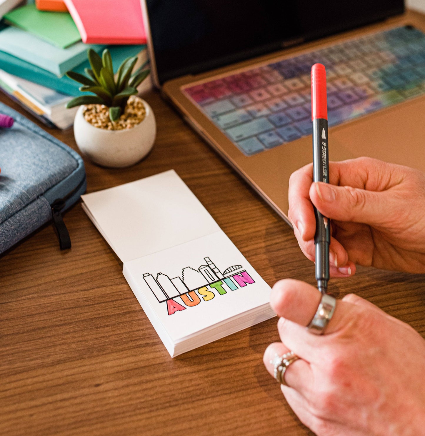 Tiny Texas Mini-Coloring Book